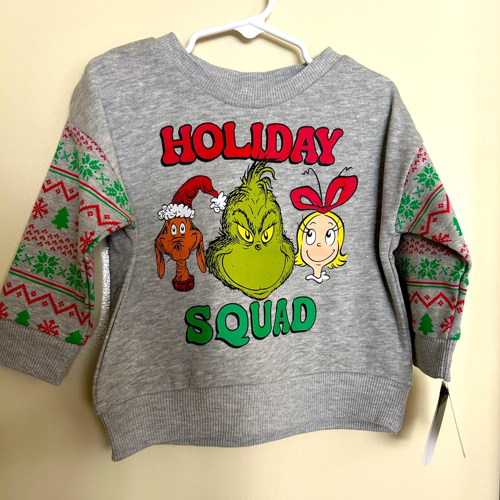 Toddler Grinch Pullover Sweatshirt